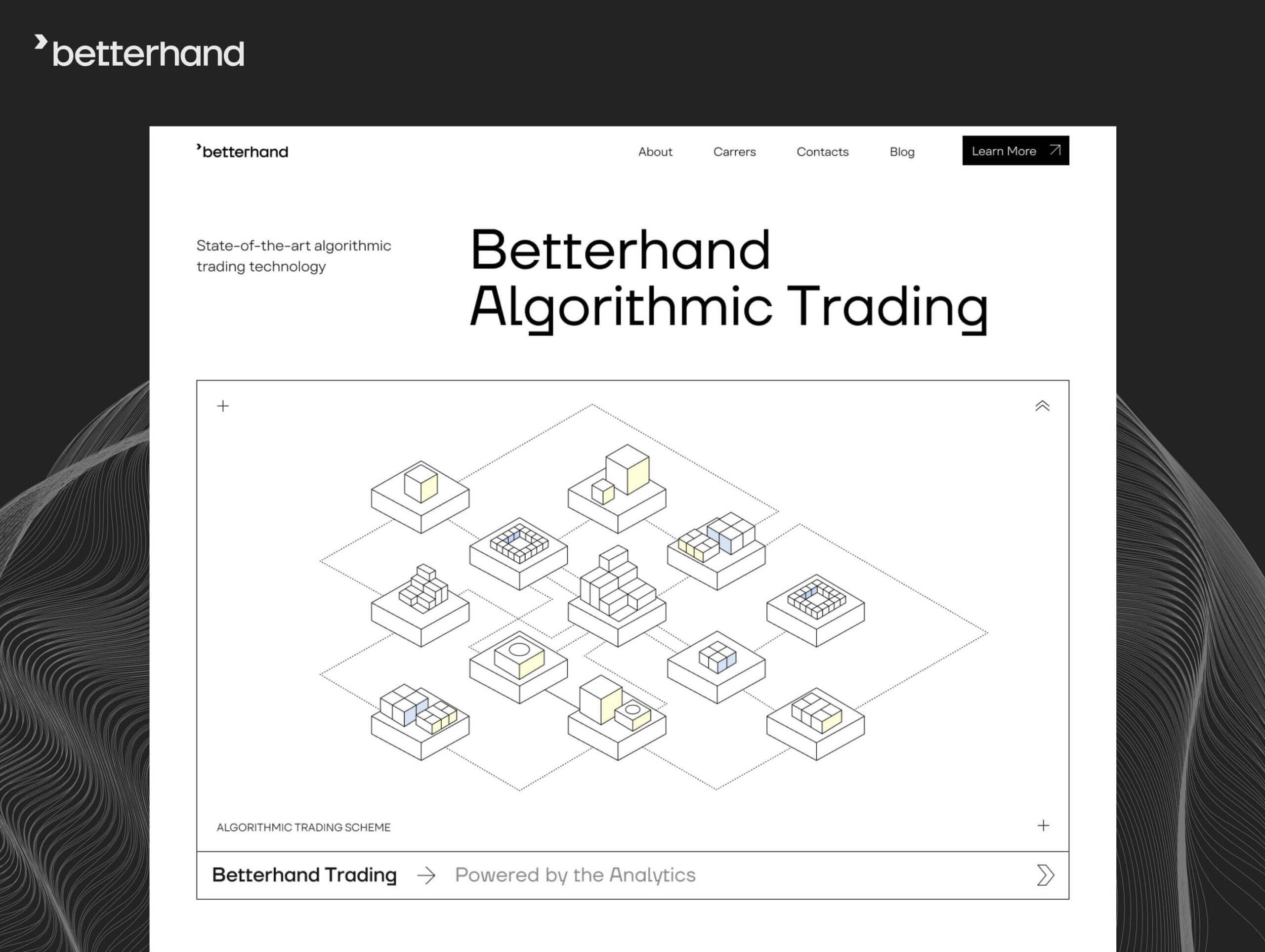 Website Design for the Fintech Company Betterhand